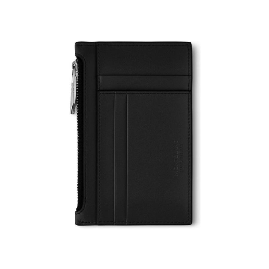 Porte-cartes Montblanc Meisterstück 8cc avec poche zippée en cuir