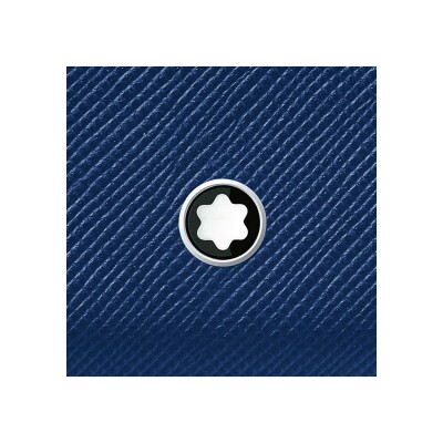 Porte-cartes Montblanc Sartorial 2cc pour iPhone avec MagSafe en cuir