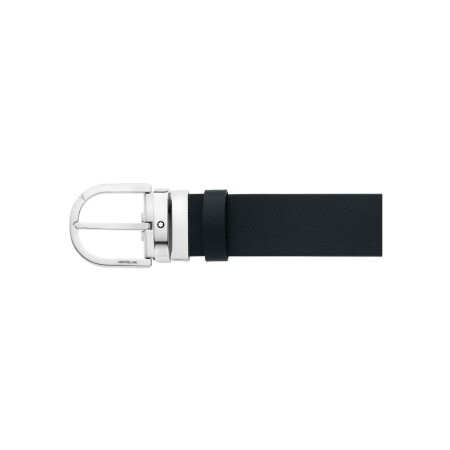 Ceinture Montblanc de 35 mm avec boucle fer à cheval en cuir