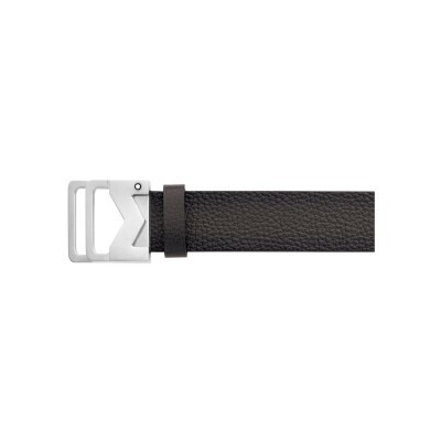 Montblanc M buckle sfumato brown 35 mm leather belt