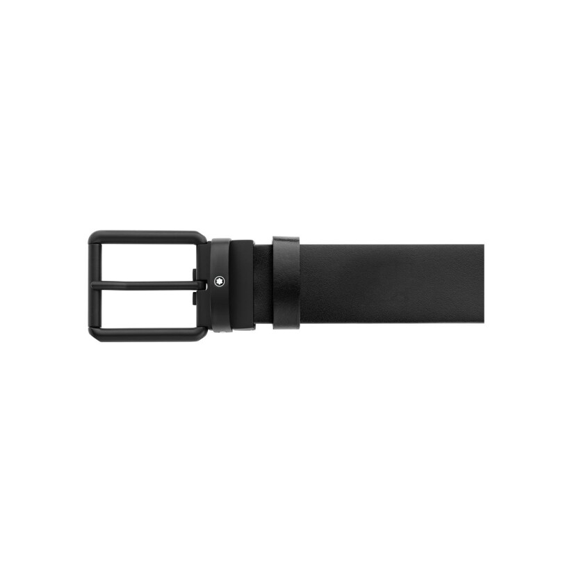 Montblanc Brown/black 35 mm reversible leather belt