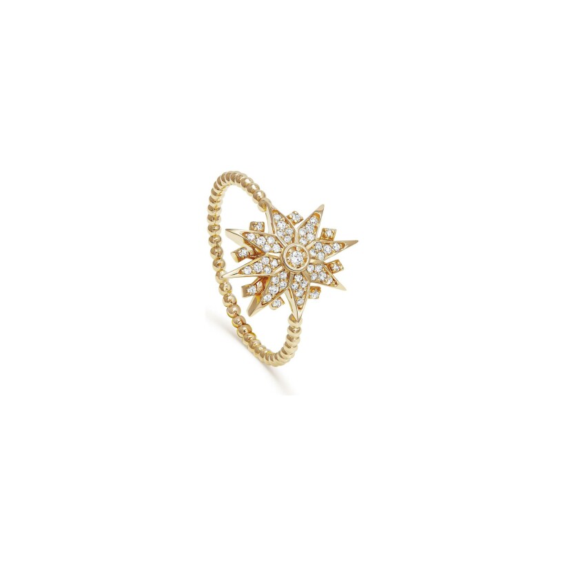 Maria Battaglia Universu Diana ring, yellow gold and diamonds