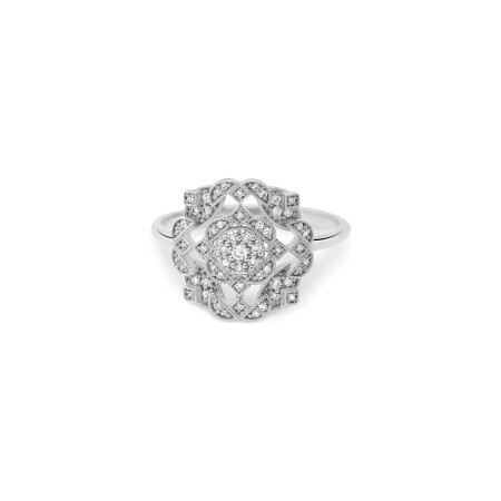 Bague Maria Battaglia Fiama Tallia en or blanc et diamants