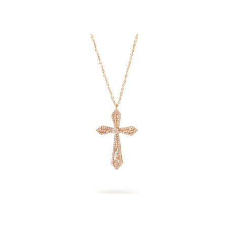 Maria Battaglia Universu Anghjula necklace, rose gold and diamonds