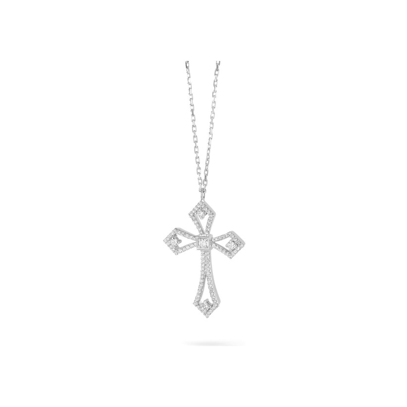 Maria Battaglia Universu Carla-Maria necklace, white gold and diamonds