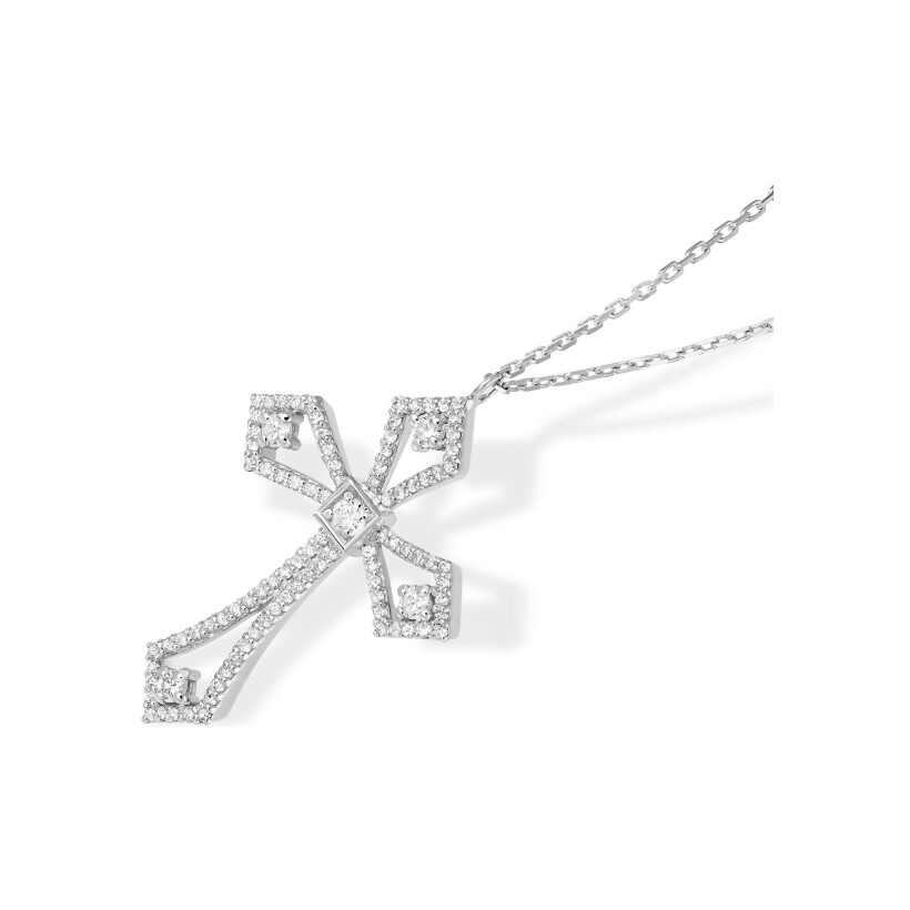 Maria Battaglia Universu Carla-Maria necklace, white gold and diamonds