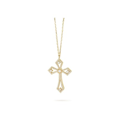 Collier Maria Battaglia Universu Carla-Maria en or jaune et diamants