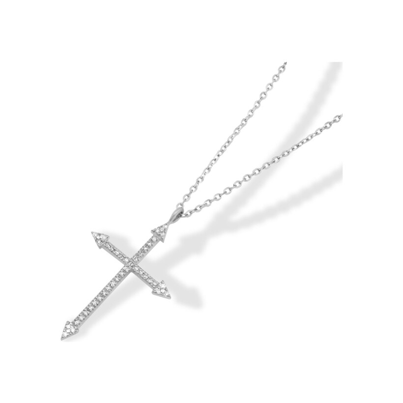 Maria Battaglia Universu Battista necklace, white gold and diamonds