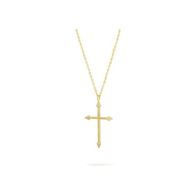 Collier Maria Battaglia Universu Battista en or jaune et diamants