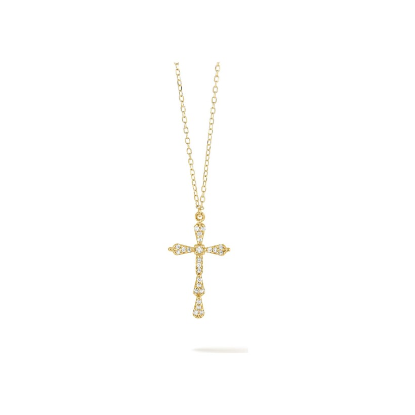 Maria Battaglia Universu Niculinuccia necklace, yellow gold and diamonds