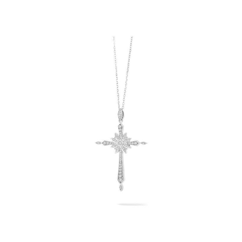 Maria Battaglia Universu Mariuccia necklace, white gold and diamonds