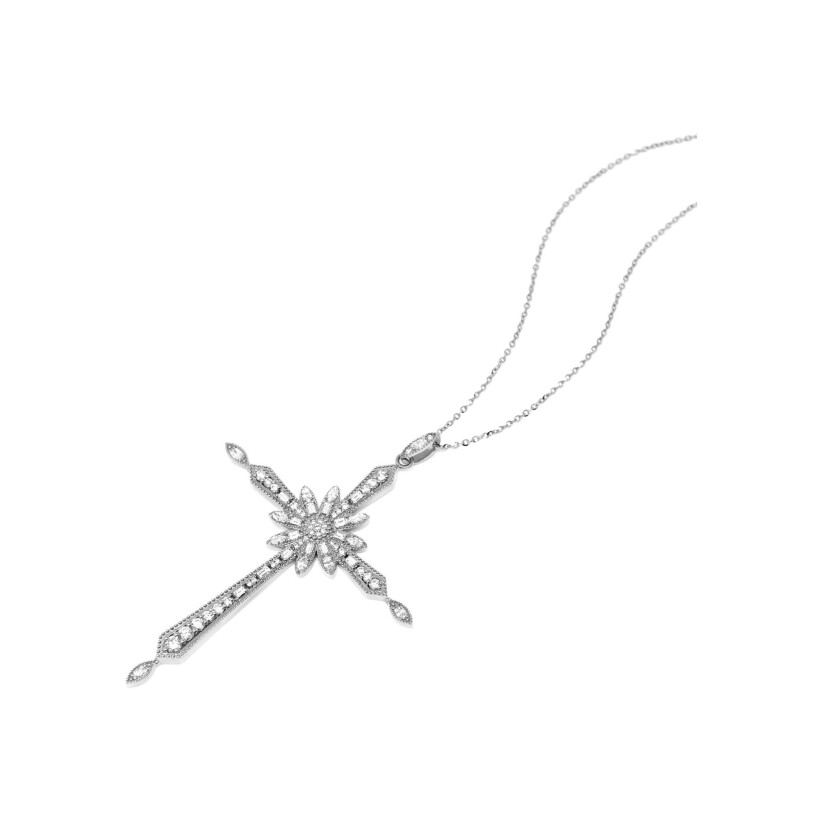 Maria Battaglia Universu Maria necklace, white gold and diamonds