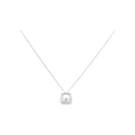 Collier en or blanc et diamant