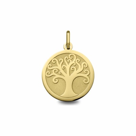 Médaille arbre de vie en or jaune