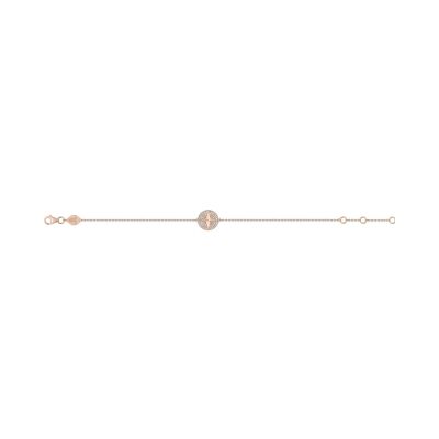 Bracelet étoile en or rose et diamants