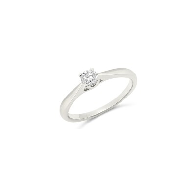 Bague Vaneste Intemporels Promise en or blanc et diamant