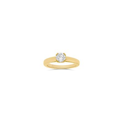 Bague Vaneste Intemporels Etreinte en or rose et diamant
