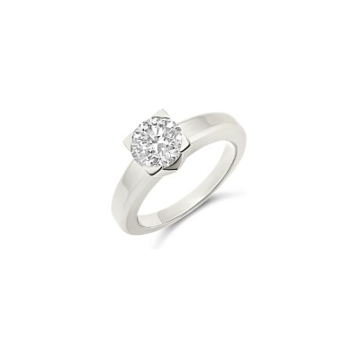 Bague Vaneste Intemporels Caractère en or blanc et diamant