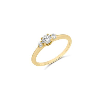 Bague Vaneste Brune en or rose et diamants