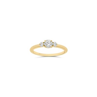 Bague Vaneste Brune en or rose et diamants