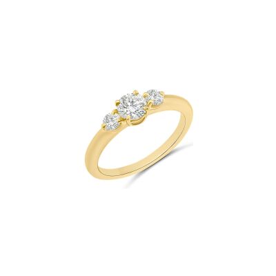 Bague Vaneste Brune en or rose et diamants
