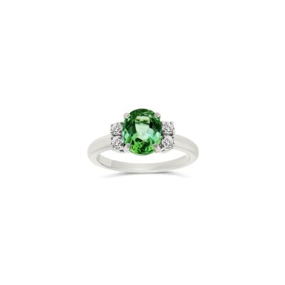 Bague Vaneste en or blanc, tourmaline et diamants