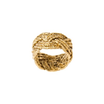 Bague Aurélie Bidermann Miki en métal doré