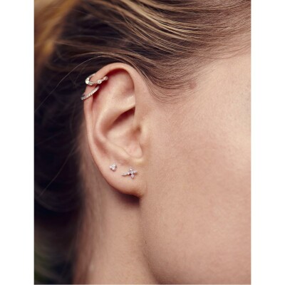 Boucles d'oreilles Stone Paris Yasmine en or jaune et diamants