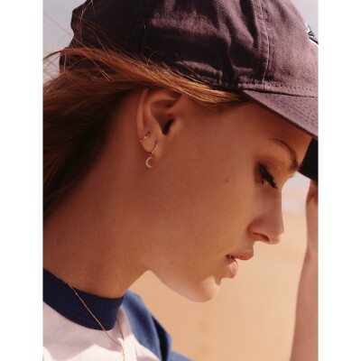 Boucles d'oreilles Stone Paris Yasmine en or jaune et diamants