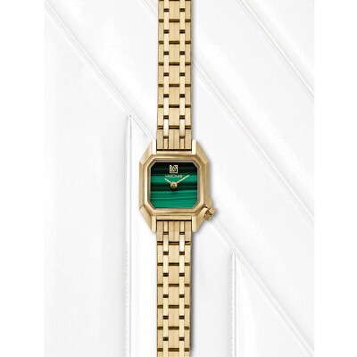 Montre MARCH LA.B  MINI MANSART - Malachite - Acier Doré