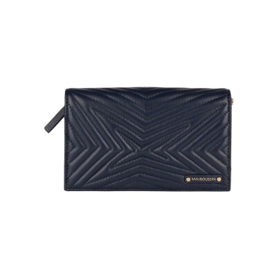 Pochette Mauboussin Belle Libre et Vraie bleu marine