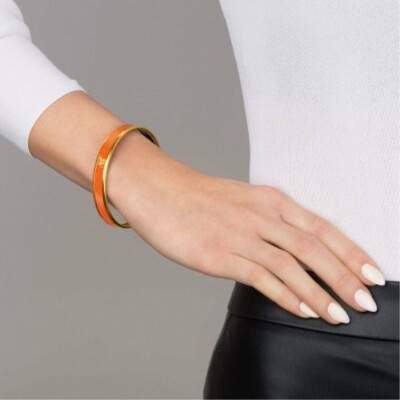 Bracelet FREYWILLE Monochrome Mademoiselle en émail plaqué or jaune