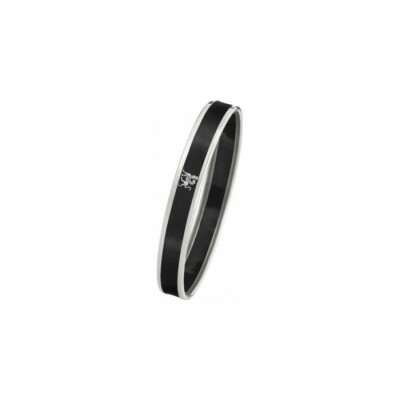 Bracelet cerclé FREYWILLE Monochrome Mademoiselle en email plaqué au rhodium-palladium