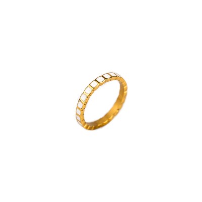Bague Simone à Bordeaux Mon Rêve Blanc en acier inoxydable