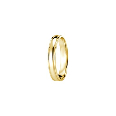 Alliance Jules et Louise en or jaune, largeur 3mm