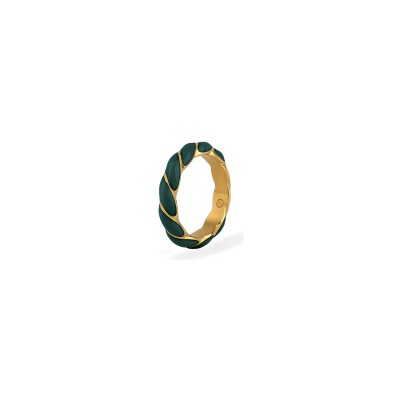 Bague Simone à Bordeaux Mon Souffle Laurier en acier inoxydable