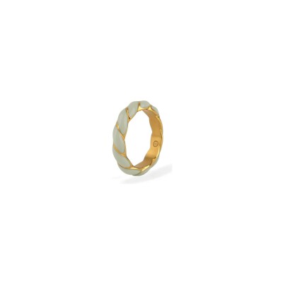 Bague Simone à Bordeaux Mon Souffle Lune en acier inoxydable
