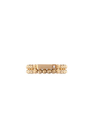 Bague Officina Bernardi Moon en or jaune et diamant