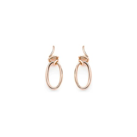 Boucles d'oreilles Mattioli Hiroko en or rose