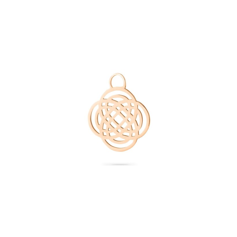 Pendentif pour créole Ginette NY TWENTY Purity en or rose