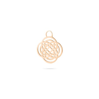 Pendentif pour créole Ginette NY TWENTY Purity en or rose