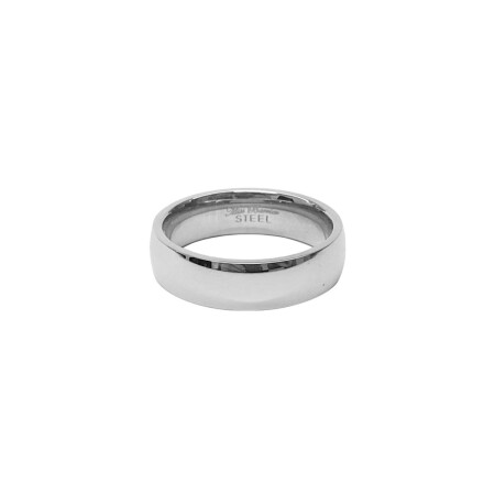 Bague Isabelle Barrier en acier, taille 60