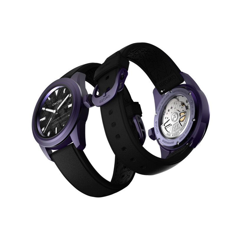 Awake Time Travelers - Purple 40mm watch