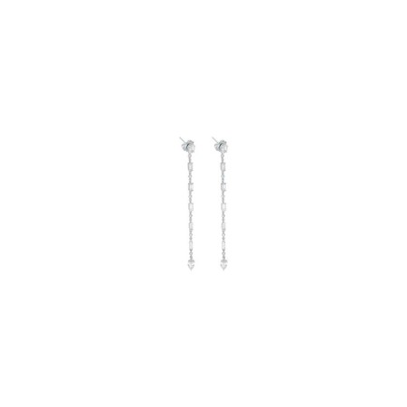 Boucles d'oreilles Marco Valente en or blanc et diamants