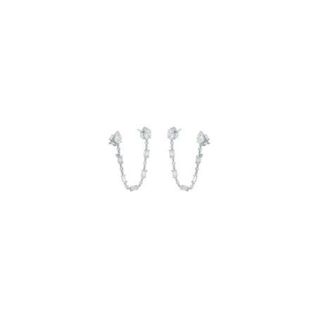 Boucles d'oreilles Marco Valente en or blanc et diamants