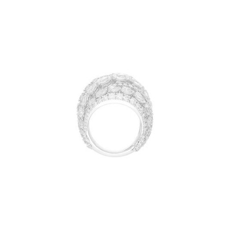 Bague Marco Valente or blanc et diamants, taille 54