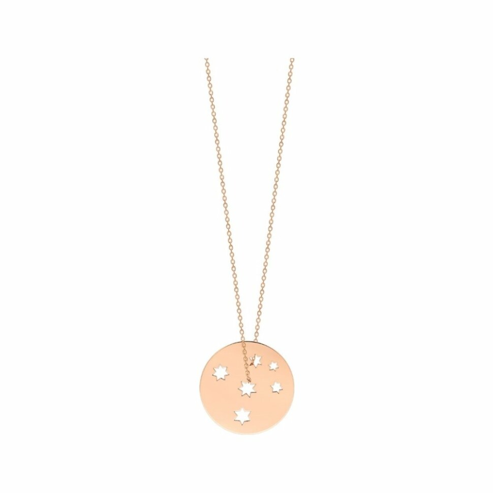 Collier Ginette NY MILKY WAY en or rose