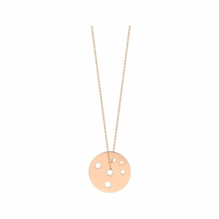 Collier Ginette NY MILKY WAY en or rose