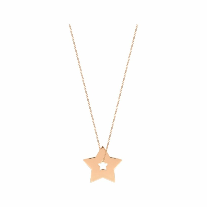 Collier GINETTE NY MILKY WAY en or rose