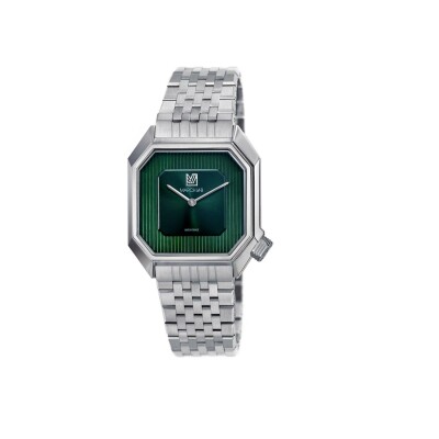 Montre March LA.B MANSART AUTOMATIQUE 34 MM - GRALL - Acier 7 Maillons Plat